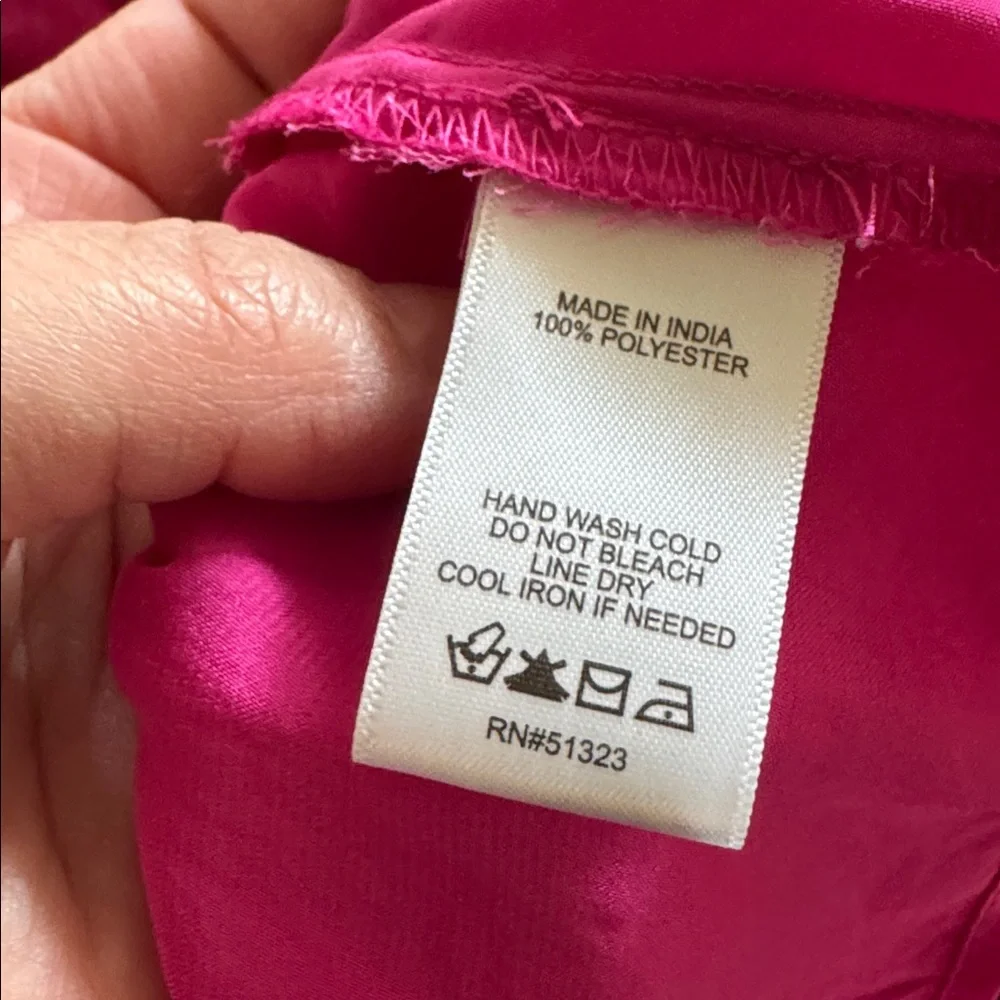 Pink Ruffled Women's Top - Picture 5 of 5